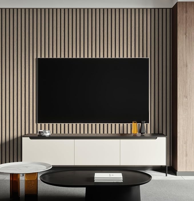 Wallpaper Peel and Stick Wood Grating Stripe Self-Adhesive Wallpaper Faux Wood Contact Paper Wood Slats Self Adhesive Wall Paper PVC Vinyl Film Removable Waterproof 17.3
