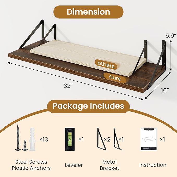 Floating Shelf for Wall,32