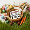 Easter Decorations for Home Funny Bunny Zone Wooden Sign, Warning You Are Now Entering The Bunny Zone Rabbit Decor, Farmhouse Wall Plaque for Bunny Mom Bunny Lover Gift