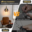 Modern Wall Sconce, Black and Gold Bathroom Vanity Lights with Clear Glass Shade, 1-Light Wall Light Fixture for Bathroom,Living Room, Hallway, Bedroom
