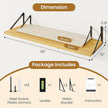 Deep Floating Shelves for Wall,36