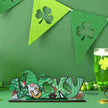 St Patricks Day Decor for Table Irish Lucky Decoration Leprechaun Wooden Centerpieces Rustic Farmhouse Sign for Tabletop Home Shelf Office St Patricks Day Party Decoration Green