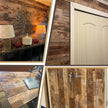 Decoroom 17.71''×511'' Peel and Stick Wallpaper Distressed Wood Plank Wallpaper Rustic Wood Grain Pattern Wall Paper Removable Self Adhesive Brown Shiplap Vinyl Film