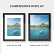 Wiscet 8.5x11 Picture Frame Set of 9, Display Pictures 6x8 with Mat or 8.5x11 Without Mat, Photo Frame for Wall Mounting or Tabletop Display, Black