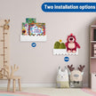Wood Floating Shelves for Wall,Nursery Bookshelf,Kids Book Shelf,Baby Toys Storage Decor Organizer Wall Mounted for Living Room Bedroom,Wavy Edge,Preassembled,2 Pack,Scalloped Pine(White)