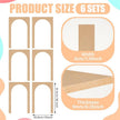 6 Set 36 x 12in Arch MDF Wall Molding Kit Pre Cut Arch Wainscoting Panels Board and Batten Wall Panel Paintable Accent Kit for DIY Kitchen Bedroom Living Room Home Decor
