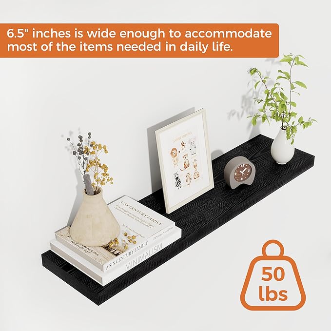 Fun Memories Floating Shelves for Wall, 27.5