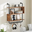 HOOBRO Floating Shelves with LED Lights, 29.5