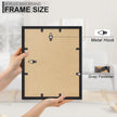 A PLUS MAX 13x16 Picture Frame, Black Engineered Wood Frame for 13 x 16 Inch Picture Poster Photo, Light Weight 13 by 16 Frame with Wood-grain for Wall - 1 Pack/Black/13 x16