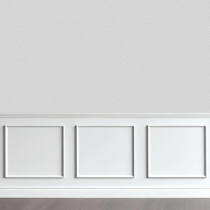 8 Set of 20" x 20" Pre-Cut Accent Wall Molding Trim Kit, Peel and Stick Premade Wainscoting Panels for Interior Decoration, Ready to Assemble Chair Rail Moulding