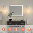 Wall Sconce for Bathroom Modern Vanity Light Fixtures Hardwired Wall Mount Lighting Lamp Farmhouse Wall Lights with 6