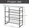 Garden 4 you Shoe Rack for Entryway 4 Tiers 11.8