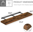 QEEIG Floating Shelves for Wall 31.5