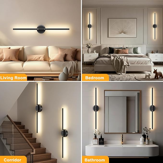 Battery Operated Wall Sconces Set of 2, Dimmable 8000mAh Rechargeable Wall Lights, LED Wall Lamp with Remote Control