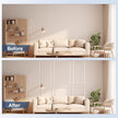 NeatiEase Peel and Stick Wall Molding Kit 6-Frame Premade, Ready-to-Assemble Wall Moulding Panel Frame, Self Adhesive Wainscoting Panels, Accent Molding Trim for Interior Walls Home Decor