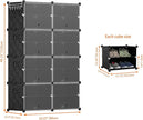 HOMIDEC Shoe Rack, 8 Tier Shoe Storage Cabinet 32 Pair Plastic Shoe Shelves Organizer for Closet Hallway Bedroom Entryway