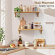 Wooden Floating Shelves for Wall, 23.6