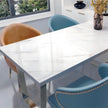 Glossy Marble Contact Paper White Peel and Stick Wallpaper Marble Wallpaper Self-Adhesive Removable 15.7
