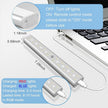 Remote Control RGB Lights Under Cabinet Lighting Rechargeable, 48-LED Wireless Kitchen Counter Lights Closet Light RGB Bar Perfect for Indoor Pantry Display Shelf Hallway 1 Pack, 15 Color Changing