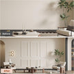 SmartStandard Pre-Cut Wall Molding Kit, 6-Frame Wainscoting Panels for Interior Wall Moulding Decor, Ready to Assemble Accent Panel