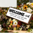 Welcome-ish Depends Who You are and How Long You Stay Sign, Funny Welcome Decor for Home, Decorative Framed Wooden Plaque, Front Door Decor for Porch Entryway, Housewarming Gift
