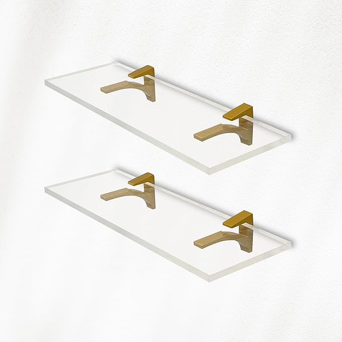 Clear Acrylic Shelves 14.5 inches, 3/4
