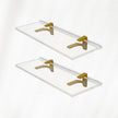 Clear Acrylic Shelves 14.5 inches, 3/4