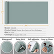 VEELIKE Thick Dusty Blue Peel and Stick Wallpaper Matte Blue Wallpaper for Bedroom Bathroom Boys Room 24''x354'' Removable Self Adhesive Blue Contact Paper for Cabinets Desk Countertops Wall Coverings