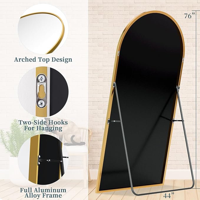 Full Length Mirror with Stand, 76