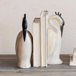 Creative Co-Op Resin Heron Bookends, Cream, Set of 2