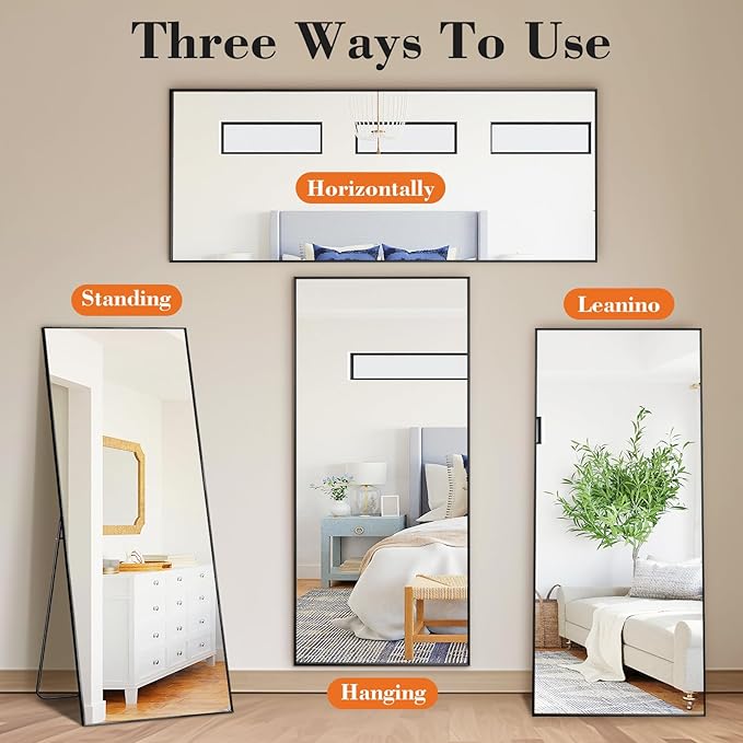 DUMOS Full Length Mirror with Stand 64