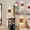 ZEROUNO Resin Modern LED Wall Sconces Wall Lighting, Hardwired Indoor Wall Lights Up and Down Wall Mount Night Light Wall Lamp Fixture for Living Room Bedroom Hallway Corridor Stairs (with G9 Bulbs)