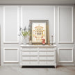 Precut Wall Molding Kit - Set of 12 Frames Paintable Wainscoting Panels Ready-to-Assemble Accent Wall Kit, Modern Molding Trim Decor for Living Room Bedroom Hallway Kitchen Island