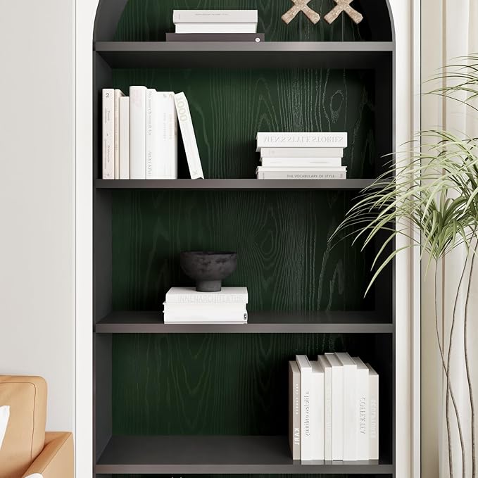 Wallercity Blackish-Green Wood Grain Contact Paper for Cabinets Dark Green Textured Wood Wallpaper Peel and Stick Countertops Vinyl Waterproof Wooden Wall Paper for Countertop Desk Table 15.8''x236''