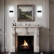 Lightess Modern Wall Sconce Dimmable Sconce Wall Lighting 12W Black Indoor Wall Lamp Acrylic Wall Mounted Lighting Fixture for Bedroom Living Room Hallway, Cool White