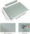 CRE8TIVE Mint Green Grasscloth Wallpaper Removable Textured Wallpaper Stick and Peel Green Contact Paper for Walls 12