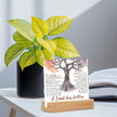 Memorial Gifts Acrylic Sign with Wooden Stand, Limb Has Fallen Poem Remembrance Condolence for Loss of Loved One, Cardinal Table Decor Bereavement Gift, Sympathy Gifts for Loss of Loved One