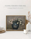 SHENIFY Vintage Floral Canvas Wall Art Flower Classic Wall Prints Kitchen Bathroom Office Decor - 11