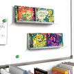 NiHome Clear Magnetic Acrylic Book Shelves 2-Pack, 24'' for Whiteboard, Classroom and Fridge Storage, Sleek Design for Large Picture Books and File Holders, Holds up to 8.5 lbs