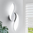 ADISUN Modern LED Wall Light, 14 Inch Indoor Wall Sconces, Acrylic, Hardwired, 6000K Cold White Light, Wall Lamp for Bedroom Bedside Hallway Stairway Wall Light Fixtures(Chrome)