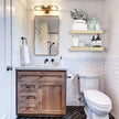 QEEIG Bathroom Floating Shelves for Wall - 15.7