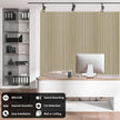 Art3dwallpanels Wood Slat Wall Panel, 108'' x 13'' Wood Panels for Wall 2 Pack 3D Soundproof Wall Panels, Large Acoustic Panels Sound Absorbing for Interior Ceiling and Wall Decor Noise Reduction,Oak