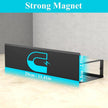 2 Pack Magnetic Spice Storage Rack Organizer for Refrigerator and Oven, Clear Fridge Organizers and Storage