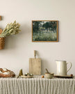 InSimSea Framed Canvas Wall Art Vintage Decor, Landscape Wall Art, Wall Art for Living Room, Summer Hyacinths Vintage Prints Wall Decorations for Living Room Bedroom Office, 9