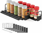 SpaceAid Pull Out Spice Rack Organizer for Cabinet, Heavy Duty Slide Out Seasoning Kitchen Organizer, Cabinet Organizer, with Labels, 5.2