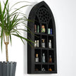 Wall Display Shelf Modern Church Window Design Stones Holder Wall Hanging Shelves for Kitchen Bathroom Office Gothic Room Decoration Bedroom