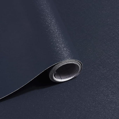 Safiyya 393"x17.7" Dark Blue Peel and Stick Wallpaper Contact Paper Solid Color Self Adhesive Removable Wallpaper Waterproof Contact Paper for Wall Vinyl Roll