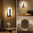 Hardwire Modern Wall Sconces with Stepless Adjustable 10%-100% 7W Acrylic LED Wall Light Brightness Suitable for Living Room Corridor Bedside (Warm White 3000K 1 Pack)