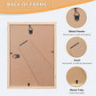 4x6 Picture Frame, OAK Wood Photo Frame with Perspex Glass for Vertical or Horizontal Tabletop Wall Display for Photos, Paintings, Posters, Artwork, Birthday Christmas Gift, Set of 2