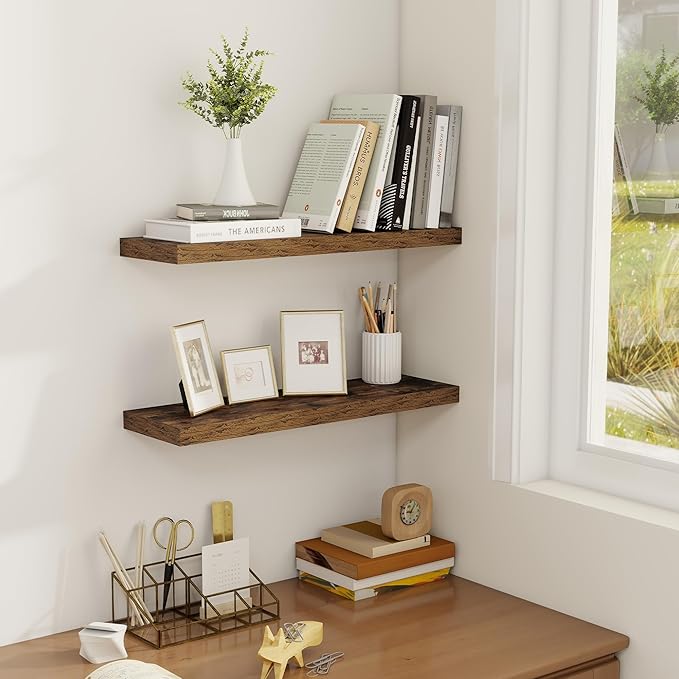 Fun Memories Floating Shelves for Wall, 22.5